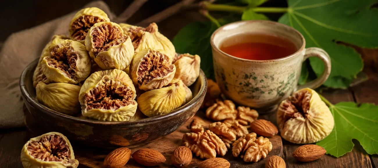 میان‌وعده سالم با انجیر خشک استهبان و مغزها